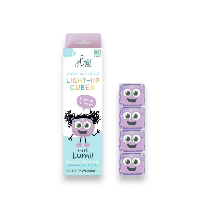 GloPals Cubos luz para el baño BLAIR Lila