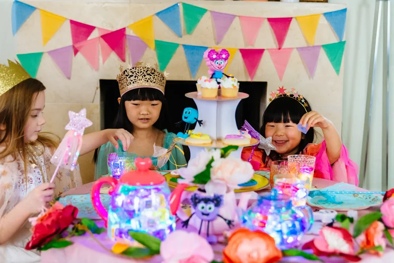 GloPals Cubos luz para el baño BLAIR Lila
