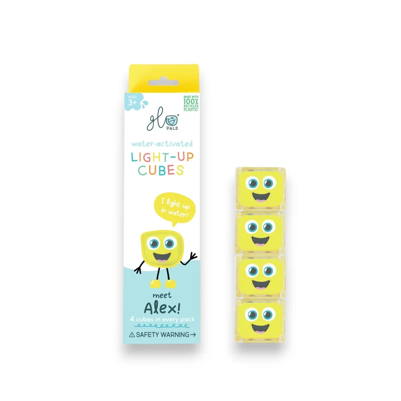 GloPals Cubos luz para el baño BLAIR Amarillo