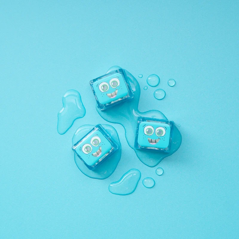 GloPals Cubos luz para el baño BLAIR Azul