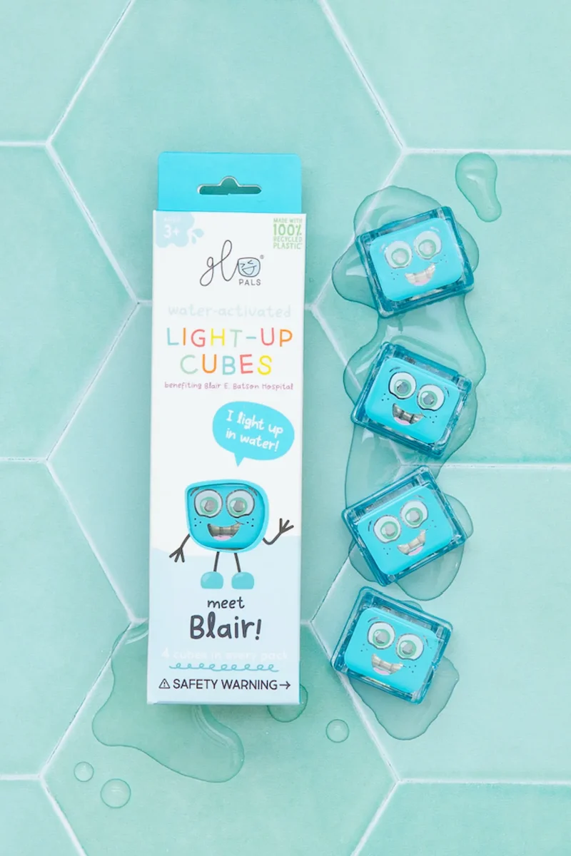 GloPals Cubos luz para el baño BLAIR Azul