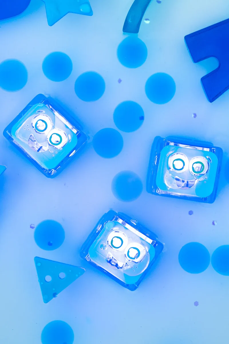 GloPals Cubos luz para el baño BLAIR Azul