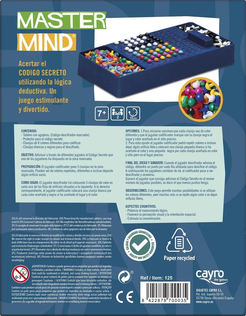 Master Mind Viaje · Cayro