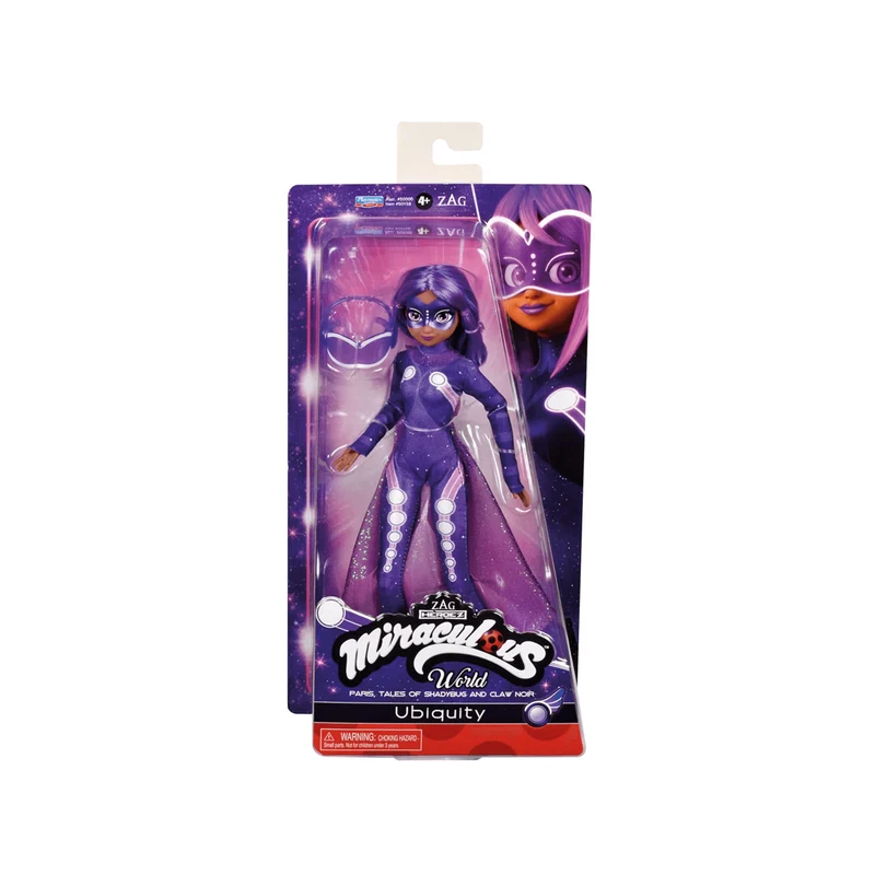 Ladybug- Muñeca Ubiquity de Miraculous World: ¡Una heroína del universo alternativo!