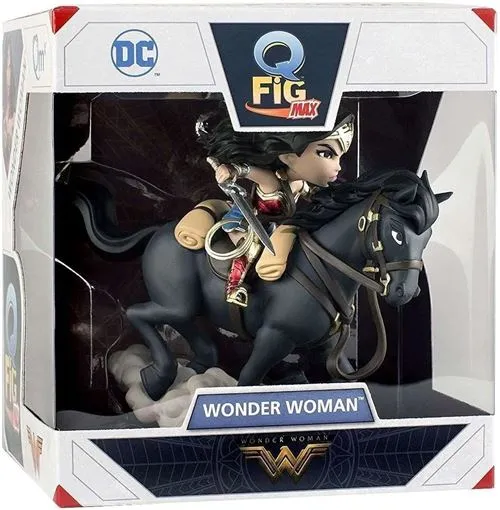Figura Wonder Woman en Caballo - DC Comics Q Fig 15cm