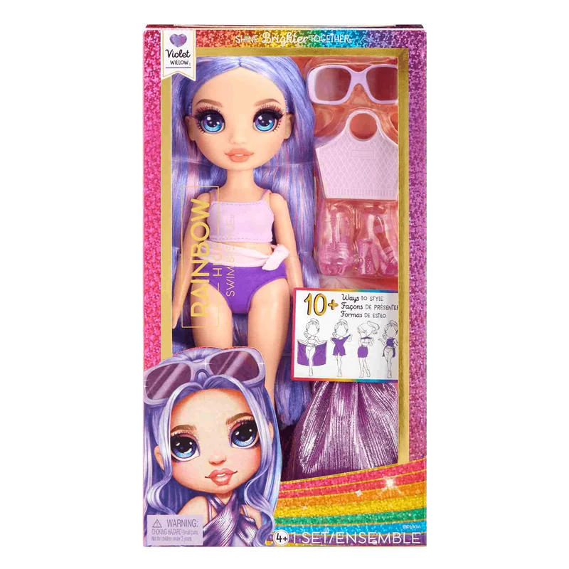 Rainbow High Muñeca Diversion Bajo El Sol Violet Purple