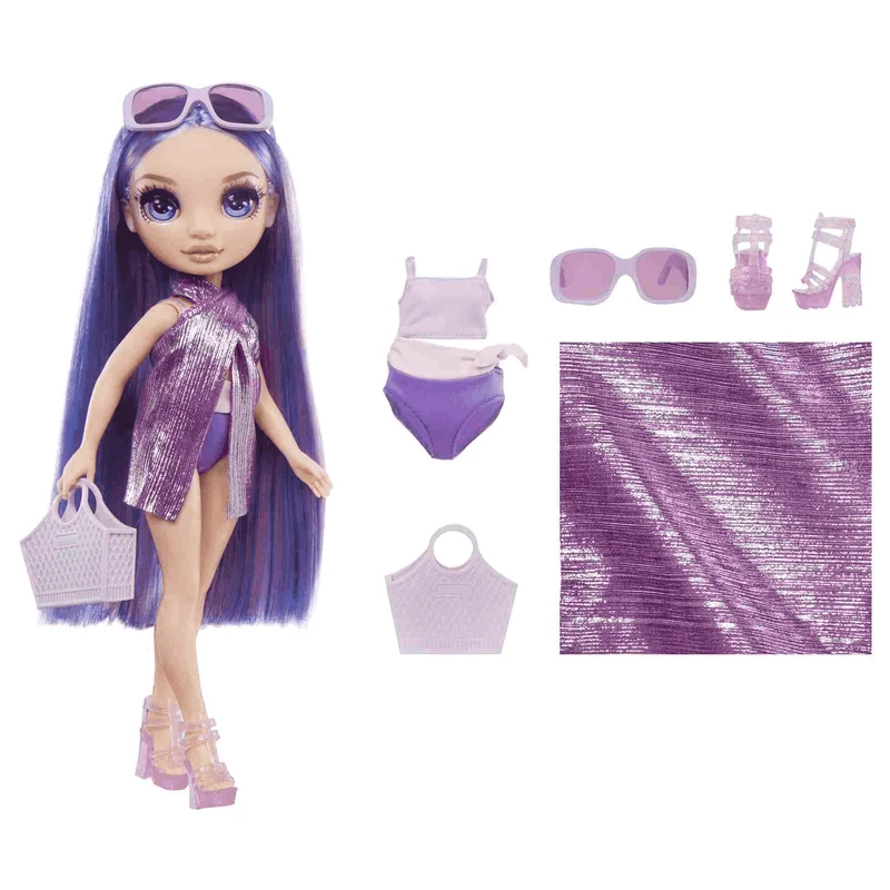 Rainbow High Muñeca Diversion Bajo El Sol Violet Purple