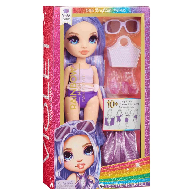 Rainbow High Muñeca Diversion Bajo El Sol Violet Purple