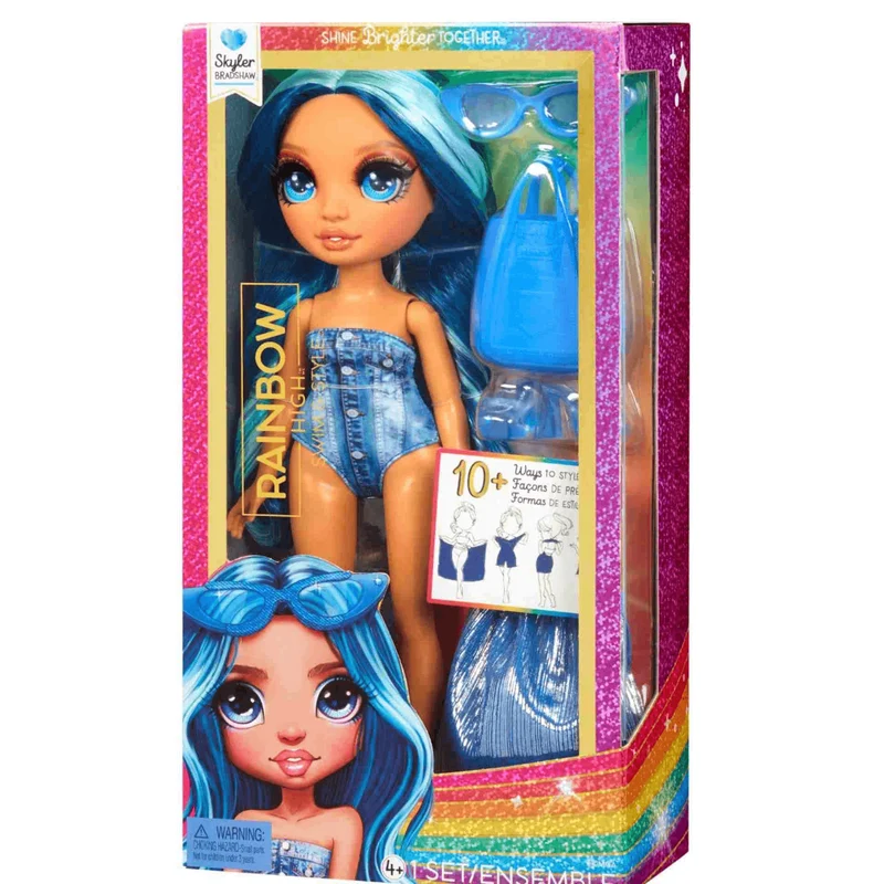 Rainbow High Muñeca Diversion Bajo El Sol Skyler Blue