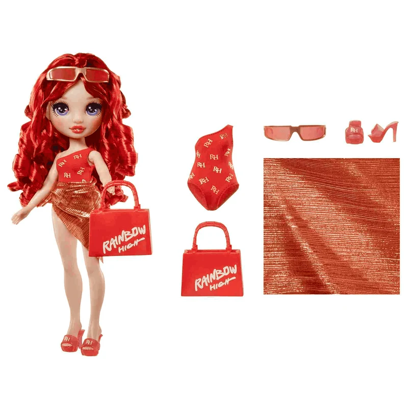 Rainbow High Muñeca Diversion Bajo El Sol Ruby Red