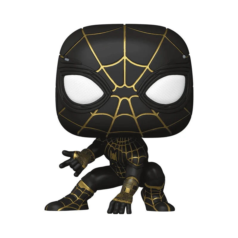 Funko POP Jumbo SpiderMan Black y Gold Suit