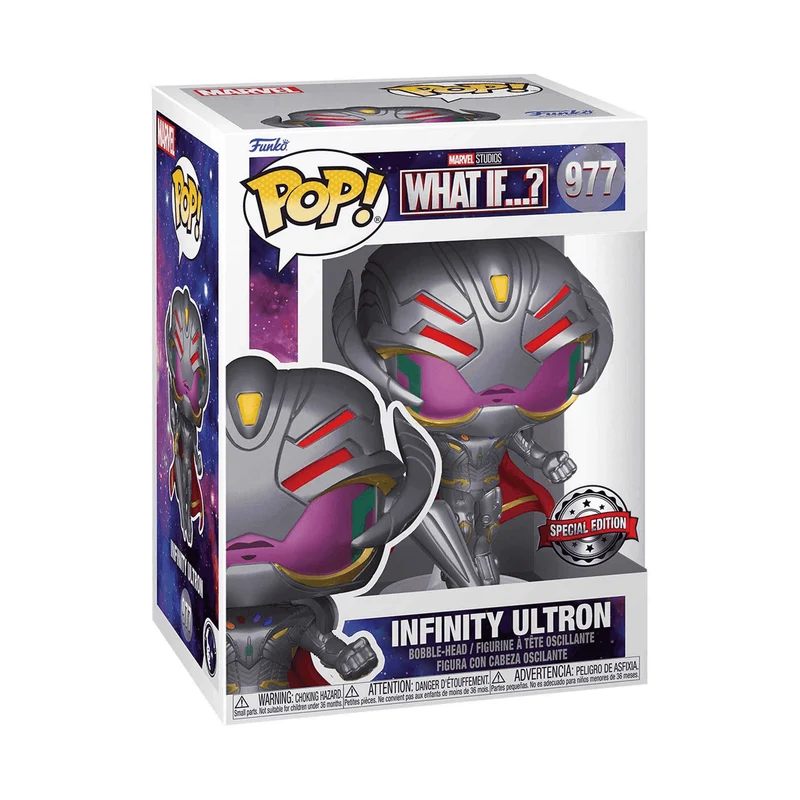 Funko Pop! Infinity Ultron Con Arma Gigante ¿Qué Pasaría Si ...?