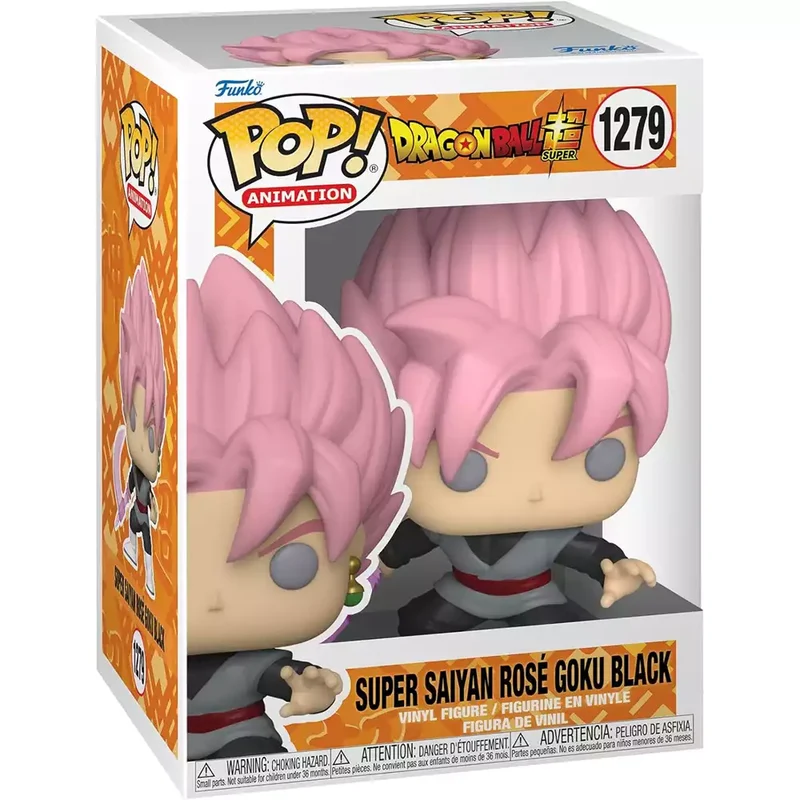 Funko Pop Super Saiyan Rose Goku Black Con Hacha Translúcida