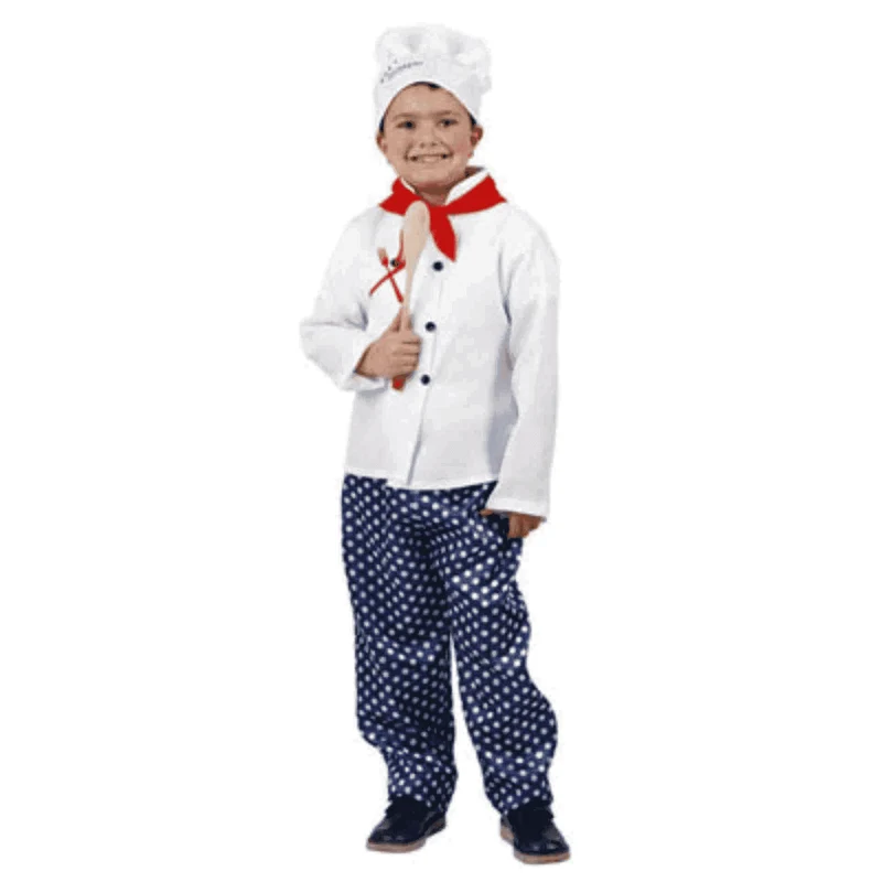 Disfraz De Cocinero Niño Lunar 7-9