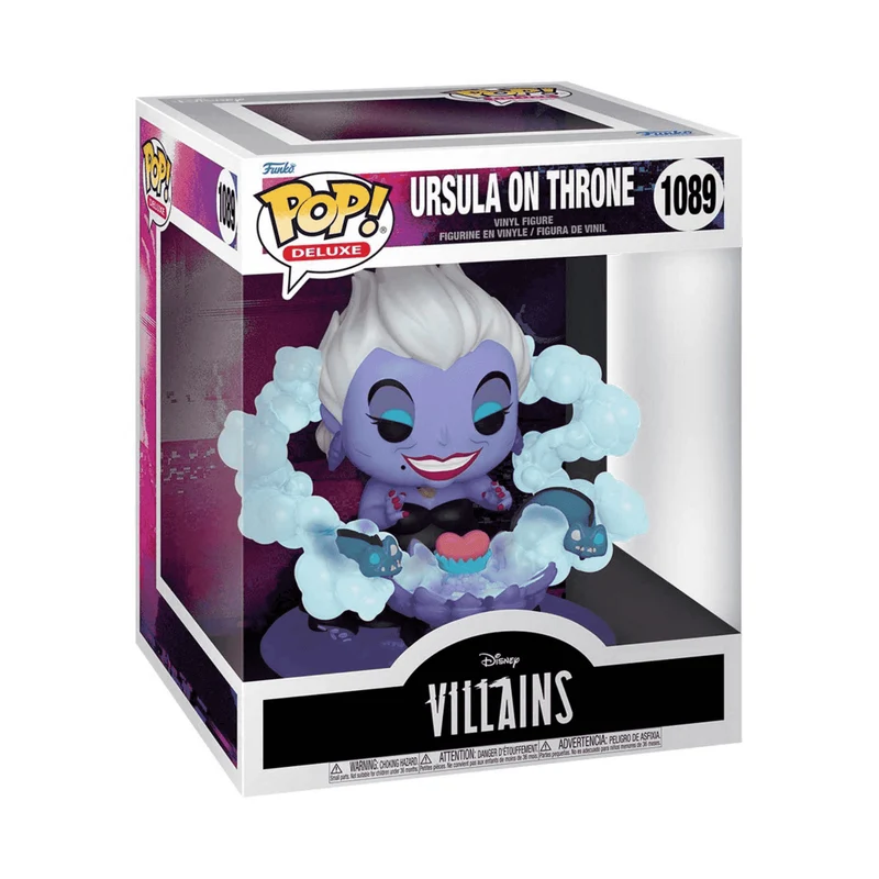 Funko POP Deluxe Villanos Ursula en el Trono