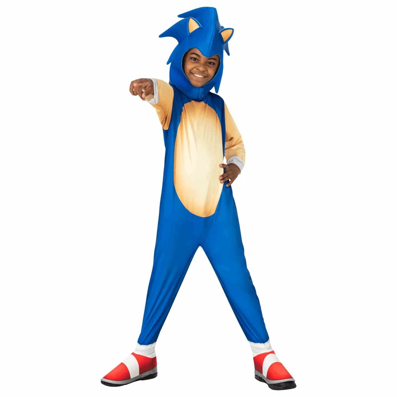 Disfraz de Sonic The Hedgehog para Niños - Talla 3-4 Años