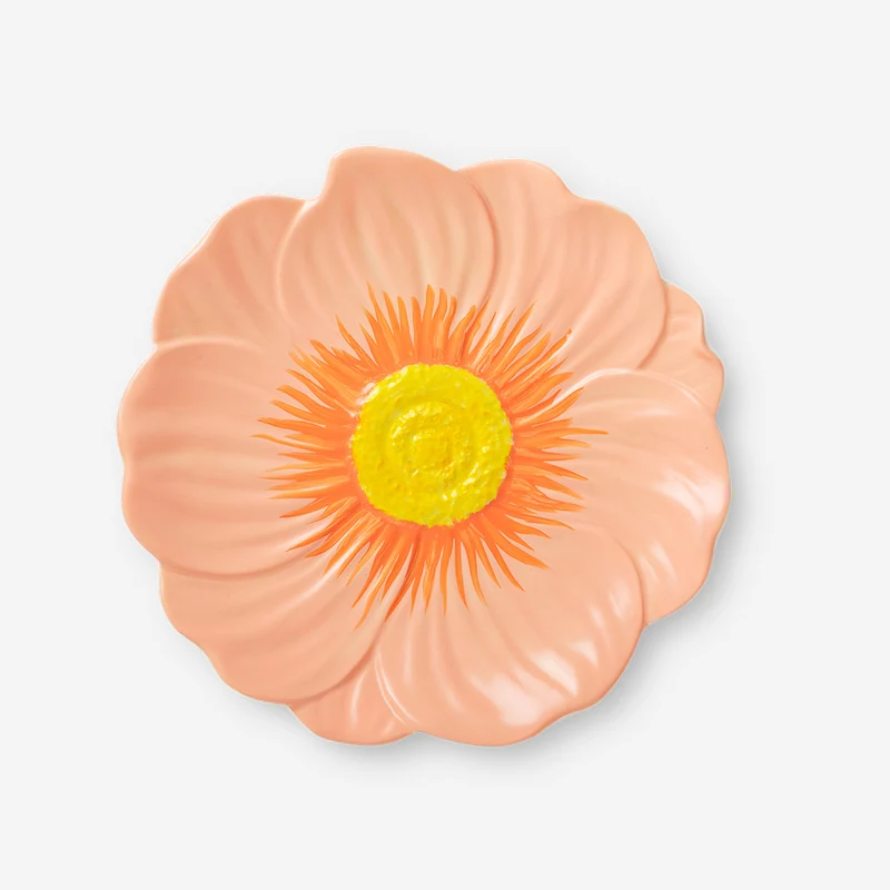 DIY decorative flower plate