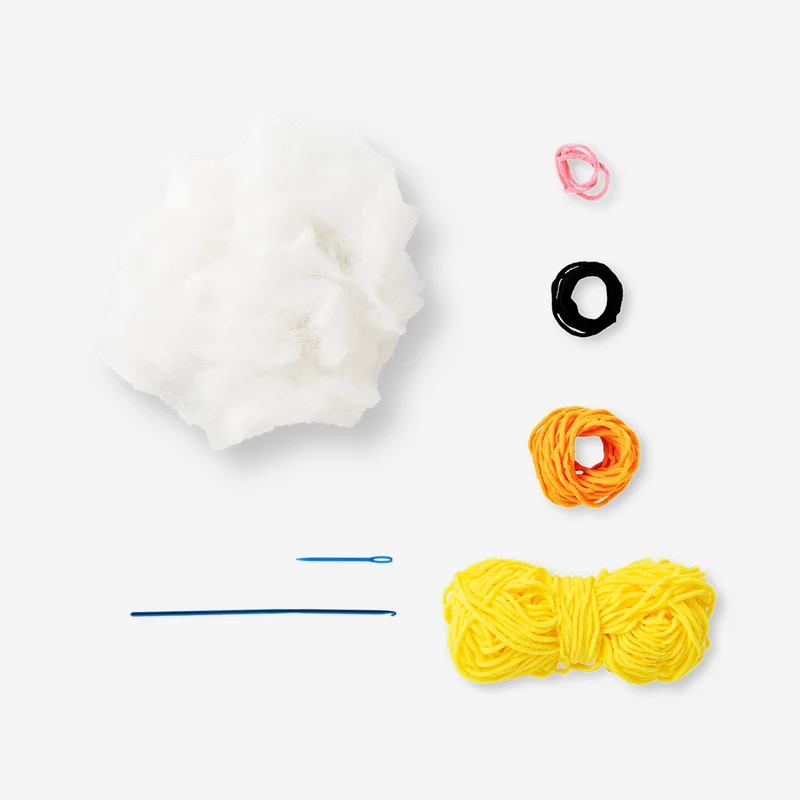 DIY crochet Easter chicken