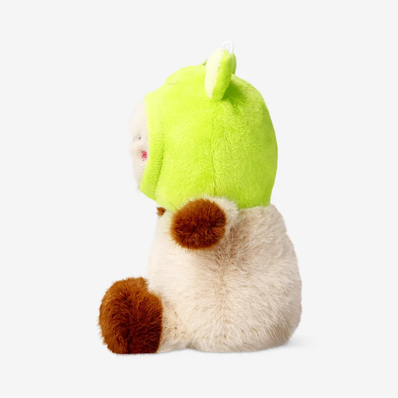 Key ring - Capybara dressed as frog