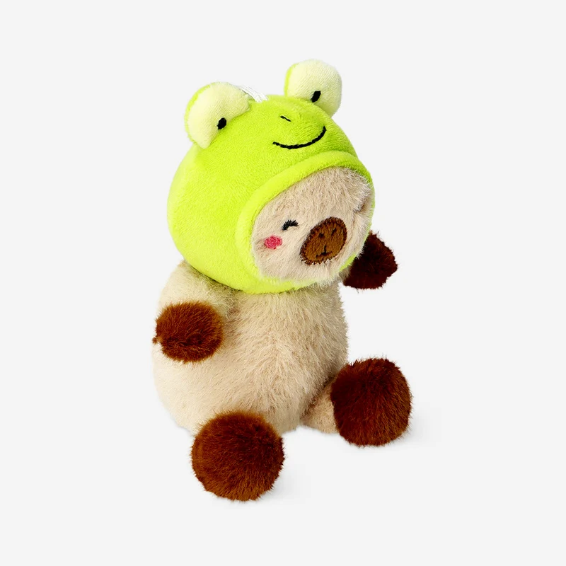 Key ring - Capybara dressed as frog