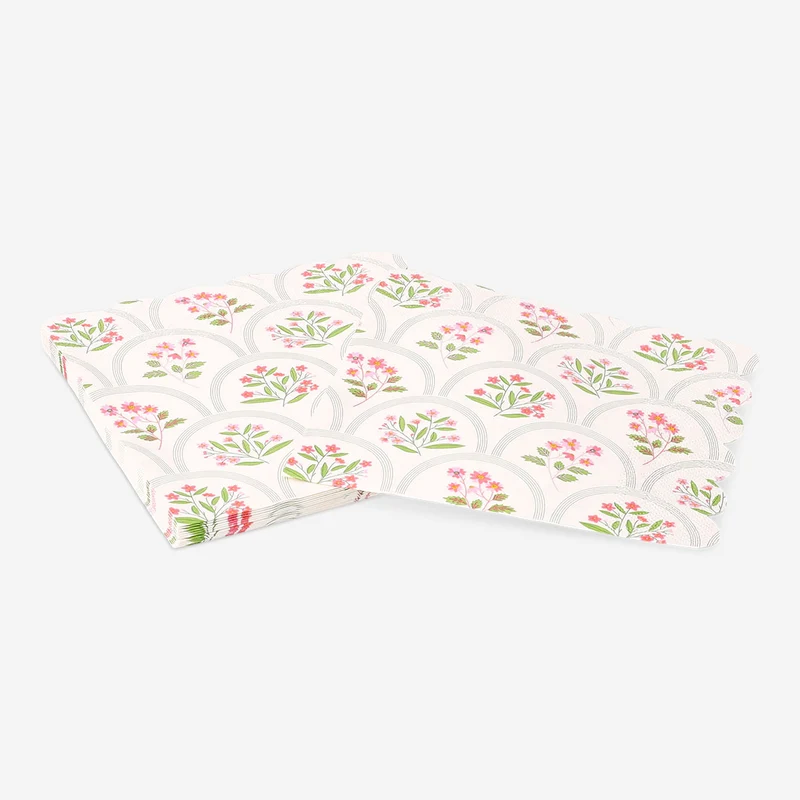 Floral napkins - 16 pcs