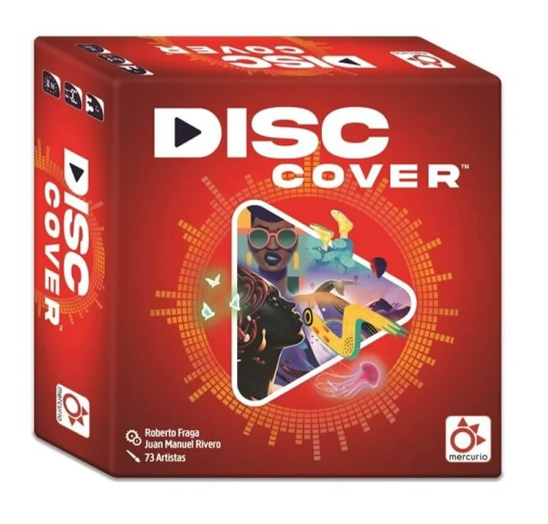 Disc Cover - Juego de mesa - Mercurio - 3-8 jugadores - 7+ años - 20 min
