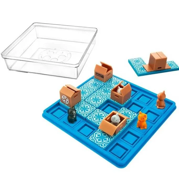 Gatos y Cajas - Juego de mesa - SmartGames - 1 jugador - 7+ años - 10 min