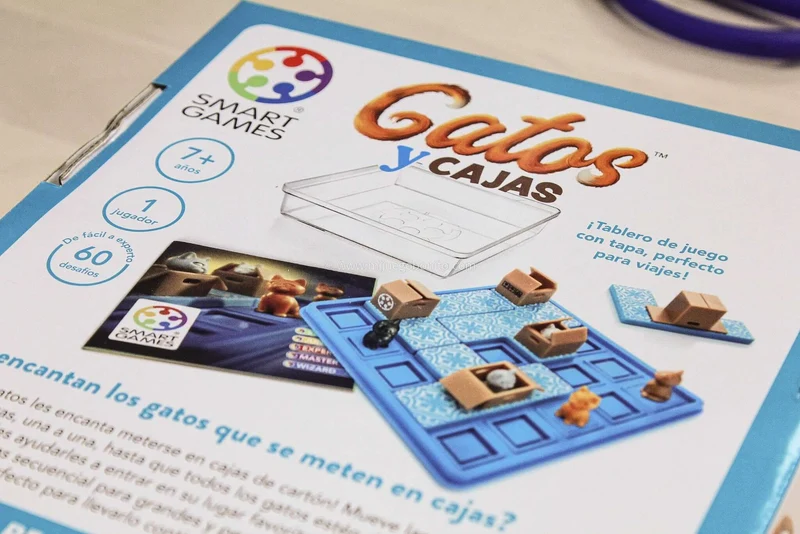 Gatos y Cajas - Juego de mesa - SmartGames - 1 jugador - 7+ años - 10 min