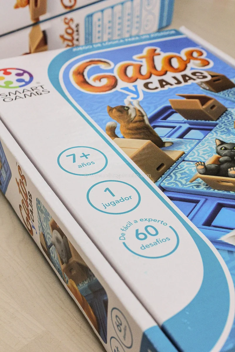 Gatos y Cajas - Juego de mesa - SmartGames - 1 jugador - 7+ años - 10 min