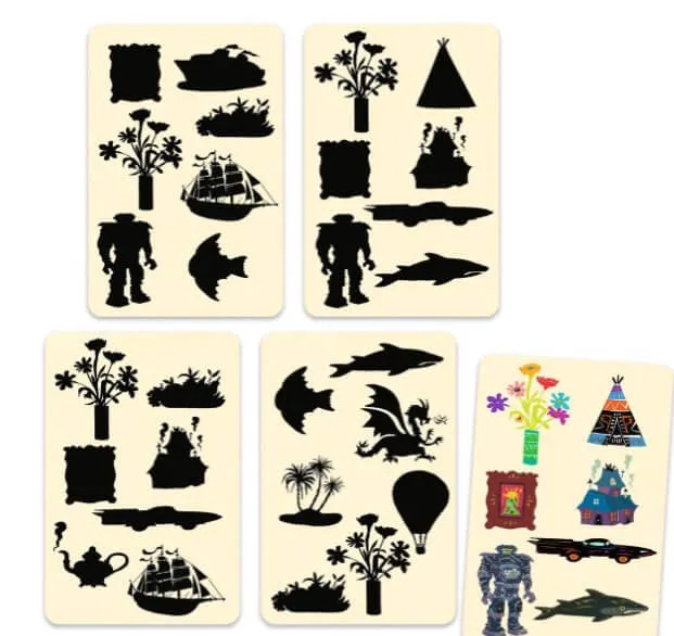 Similix - Juego de mesa - Djeco - 2-5 jugadores - 4+ años - 5-15 min