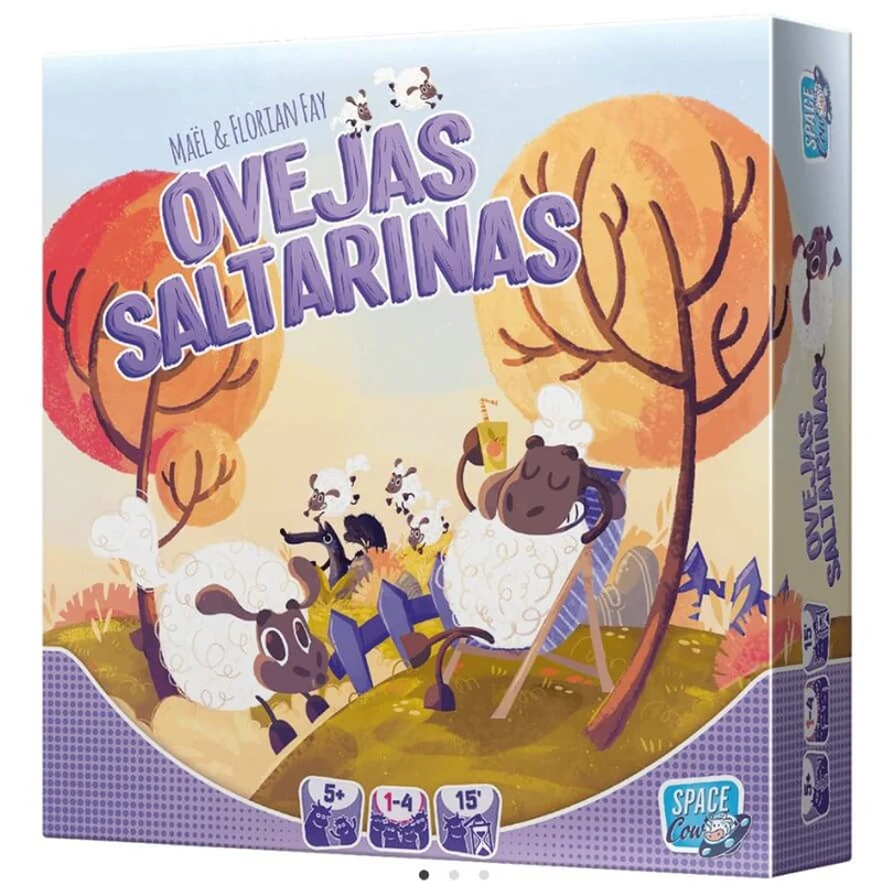 Ovejas Saltarinas - Juego de mesa - Space Cow - 1-4 jugadores - 5+ años - 15 min
