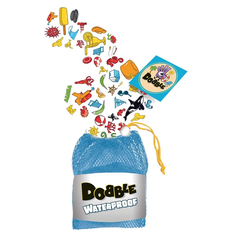 Dobble Impermeable - Juego de mesa - Zygomatic - 2-8 jugadores - 6+ años - 15 min