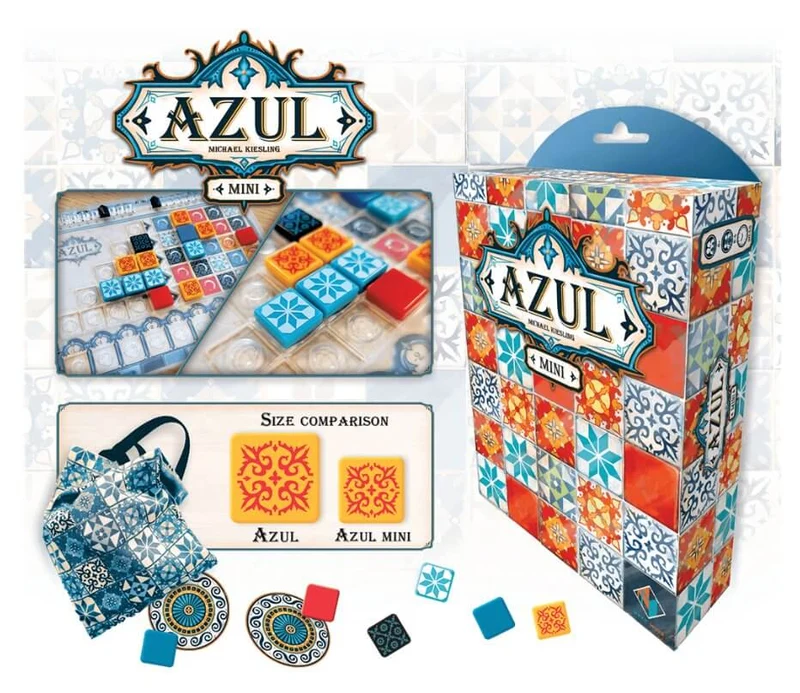 Azul Mini - Juego de mesa - Plan B Games - 2-4 jugadores - 8+ años - 30-45 min