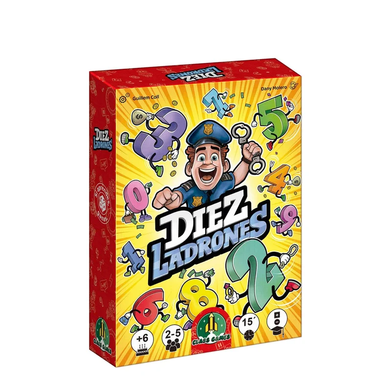 Diez ladrones - Juego de mesa - FALOMIR - 2-5 jugadores - 6+ años - 15 min
