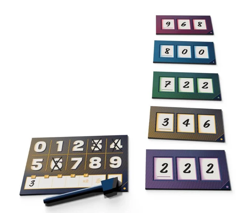 The Number - Juego de mesa - Repos Production - 3-5 jugadores - 8+ años - 15 min