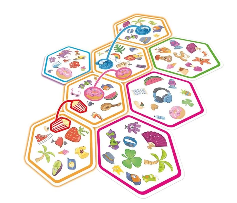 Dobble Connect - Juego de mesa - Zygomatic - 2-8 jugadores - 8+ años - 15 min
