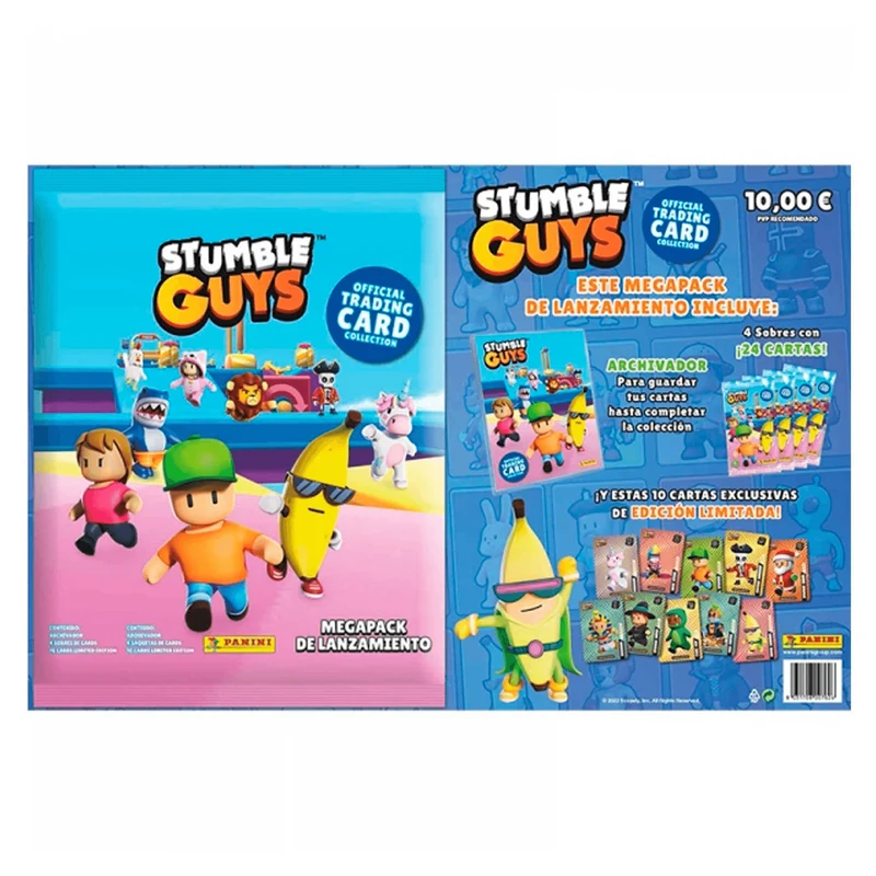 Stumble Guys Megapack de inicio con 4 sobres