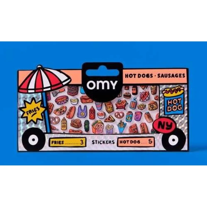 Stickers Boutique Hot Dog · OMY
