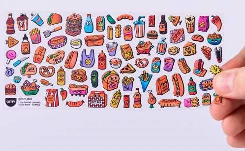 Stickers Boutique Hot Dog · OMY