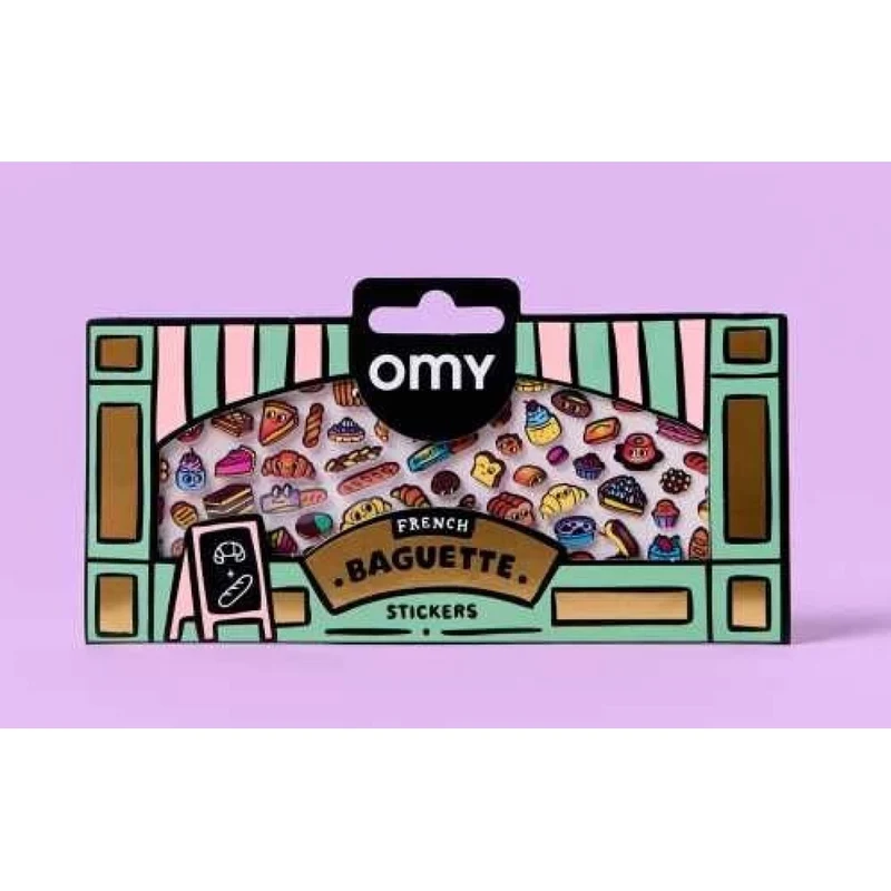 Stickers Boutique Baguette · OMY