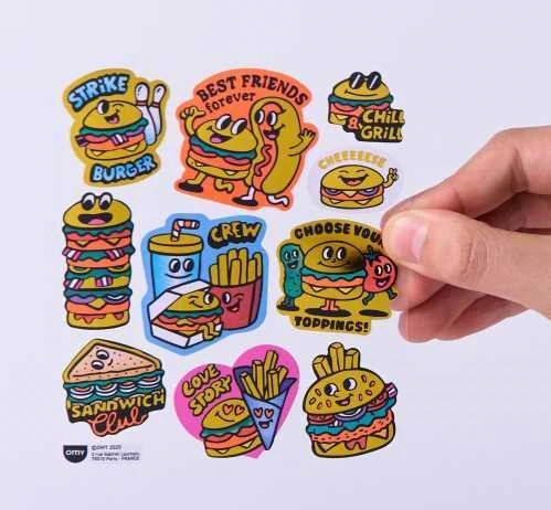 Stickers Big Burger · OMY