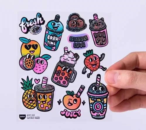 Stickers Big Bubble Tea · OMY