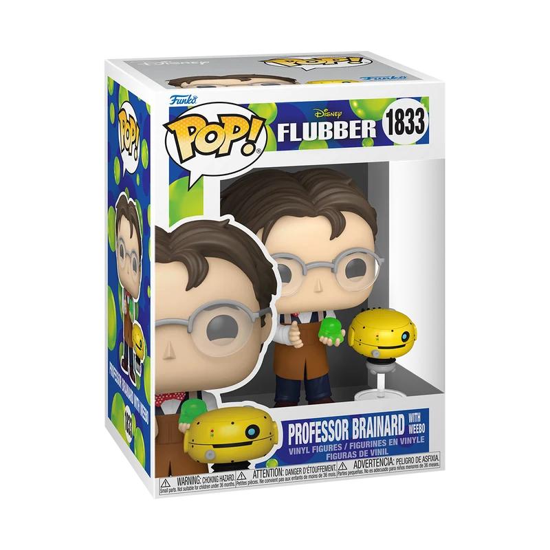 Funko Pop & Buddy: Flubber - Profesor con Weebo