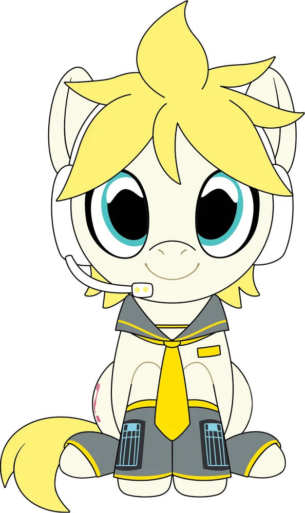 Youtooz Plush: Hatsune Miku X My Little Pony - Len Peluche 9 Pulgadas