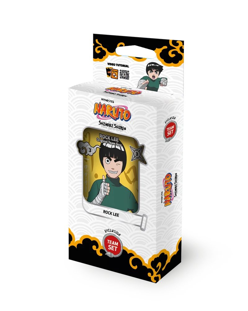 Naruto Mythos TCG: Shinobi Shiren Set 2 Edicion 1 - Rock Lee Team Set En Ingles