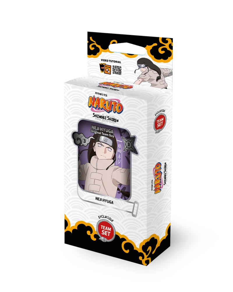 Naruto Mythos TCG: Shinobi Shiren Set 2 Edicion 1 - Neji Hyuga Team Set En Ingles
