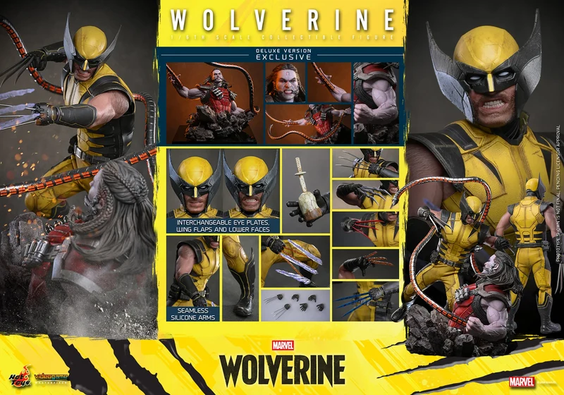 Hot Toys Video Games Masterpiece Series: Marvel Wolverine - Wolverine Deluxe Escala 1/6