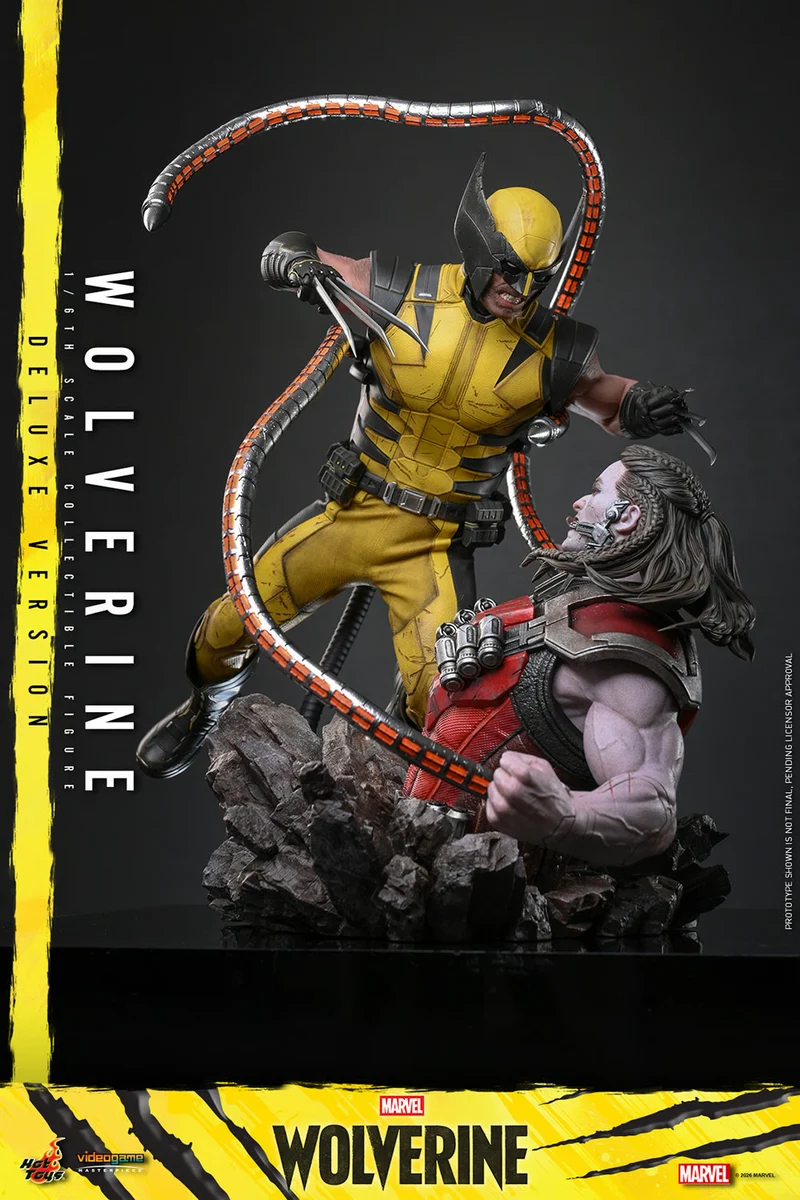 Hot Toys Video Games Masterpiece Series: Marvel Wolverine - Wolverine Deluxe Escala 1/6