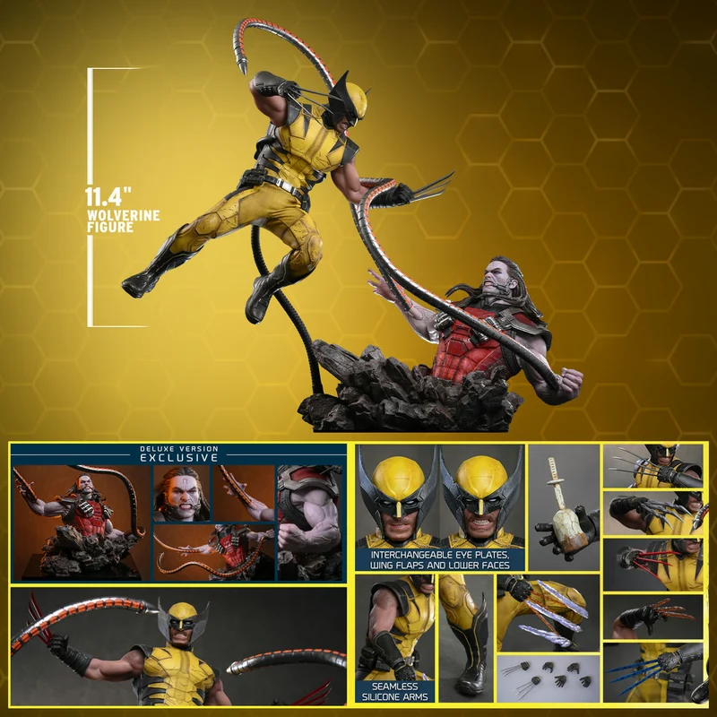 Hot Toys Video Games Masterpiece Series: Marvel Wolverine - Wolverine Deluxe Escala 1/6