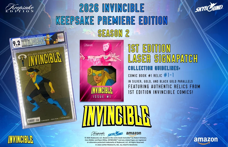 SUPER BREAK: Keepsake Premiere - 2026 Invincible Season 2 Hobby Box